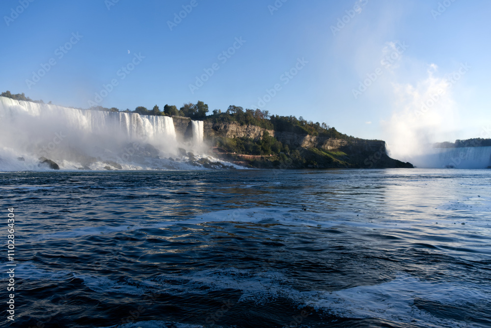 Niagara Falls - American Falls from Boat