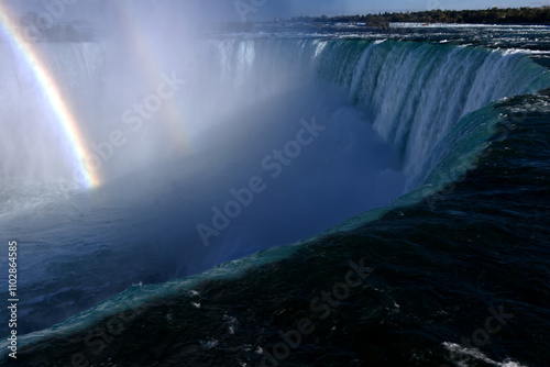 Obraz na płótnie Niagara Falls - Atop Horseshoe Falls w salonie
