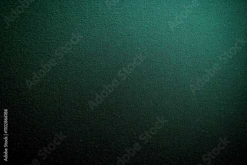 Dark Green Textured Fabric Background with Gradient Elegant Canvas for Design and Poster