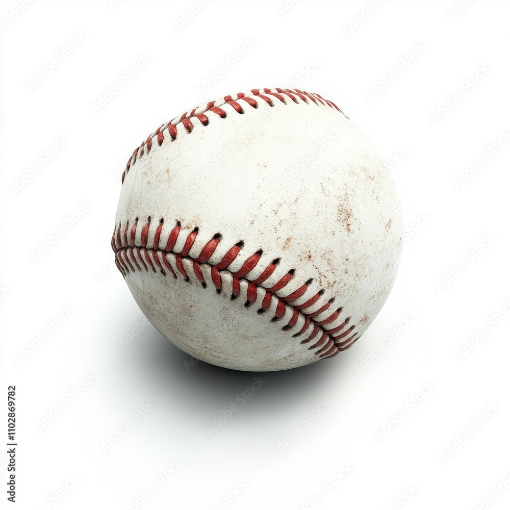 Baseball isolated on white background