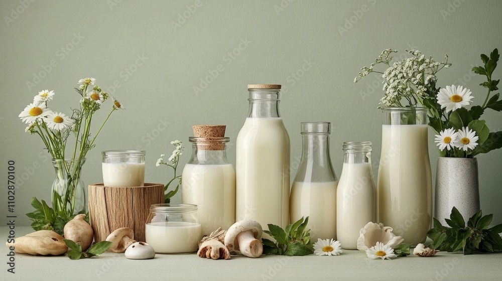Plant Based Milk Alternatives Assorted Healthy Vegan Organic Drinks Plant Based Milk Alternatives Assorted Healthy Vegan Organic Drinks
