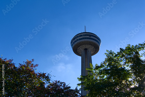 Obraz na płótnie Niagara Falls - Skylon Tower w salonie