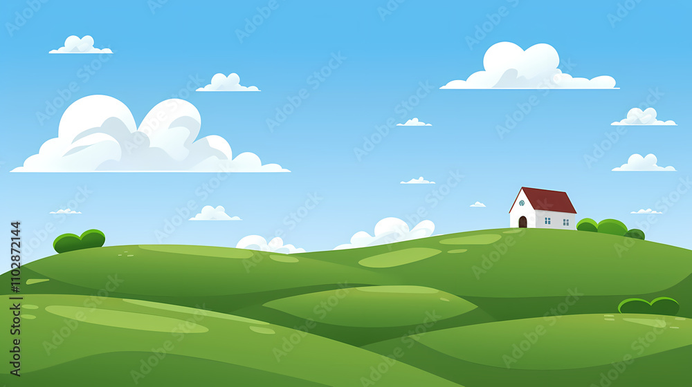landscape with houses landscape with houses