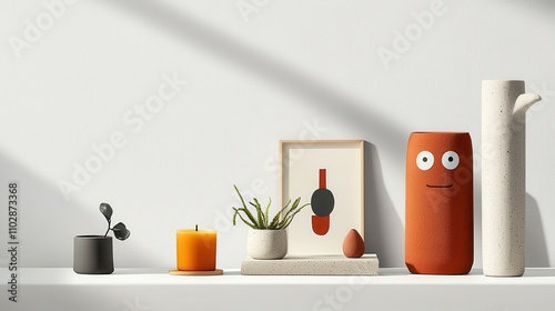 Wallpaper Mural Showcasing minimalist home decor items in a serene living space a visual journey of modern aesthetics Torontodigital.ca