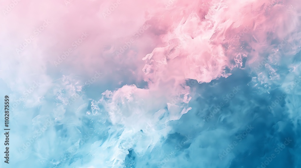Fototapeta premium Abstract Watercolor Background with Pink and Blue Colors