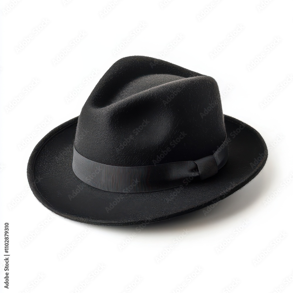 Fedora hat isolated on white background Fedora hat isolated on white background