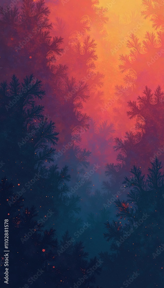 Abstract Gradient with Intricate Noise and Grain for a Digital Art Background with Artistic Personality and Depth.