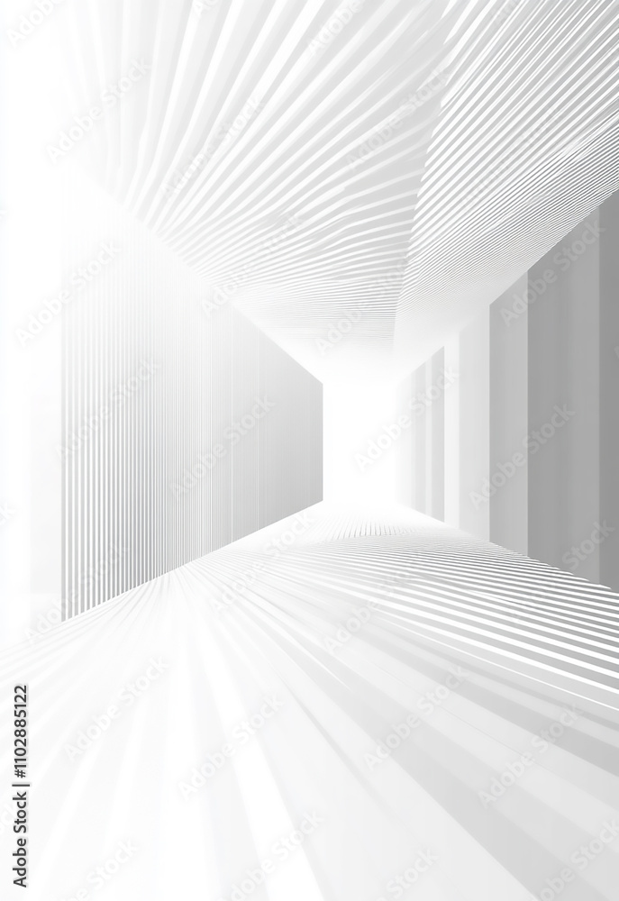 Fototapeta premium Beige wall with shadows in empty room white wall background white Empty room with shadows of window. Blurred white studio background.