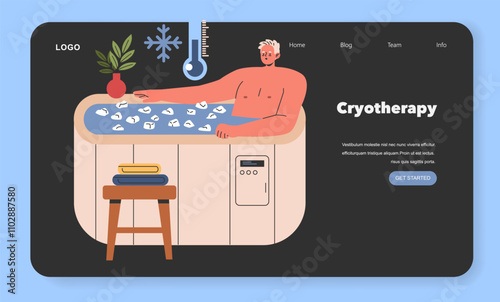 Water Wellness. Flat Vector Illustration