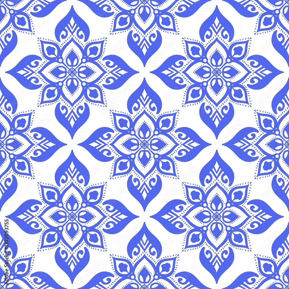 Flower Pattern Ethnic Geometric native tribal boho motif aztec textile fabric carpet mandalas African Flower Pattern Ethnic Geometric native tribal boho motif aztec textile fabric carpet mandalas African