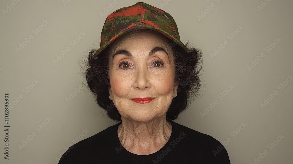 Senior Asian Woman Portrait Kind Wise Experienced Graceful Smile Senior Asian Woman Portrait Kind Wise Experienced Graceful Smile