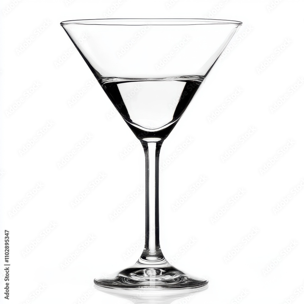 Martini Glass isolated on white background Martini Glass isolated on white background