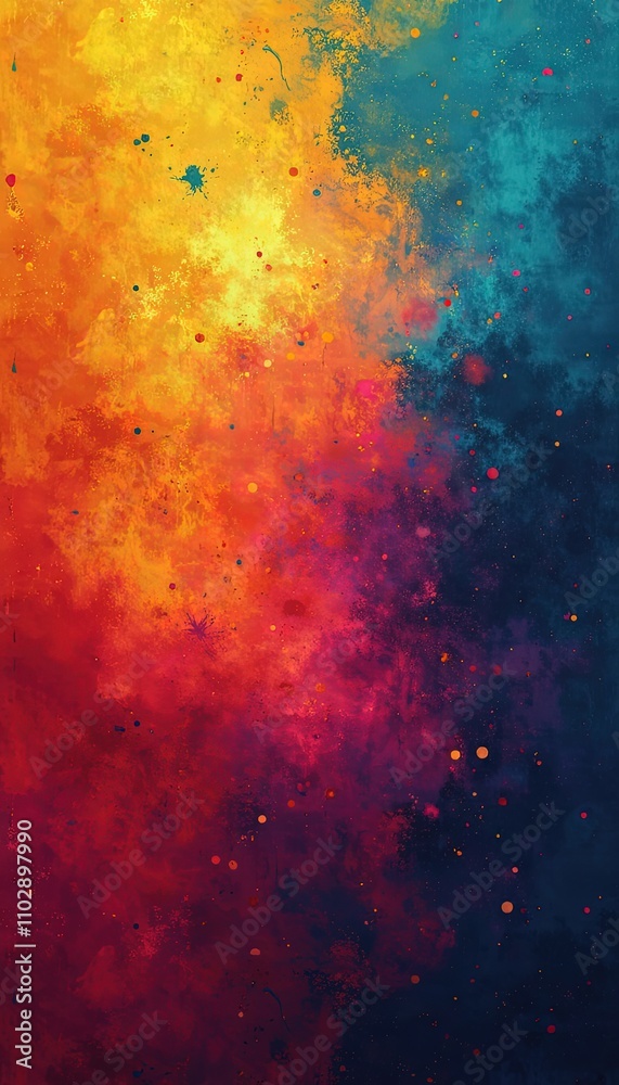 Bold Gradient Design with Intricate Noise and Grain Texture for a Powerful Digital Art Background with Artistic Depth.
