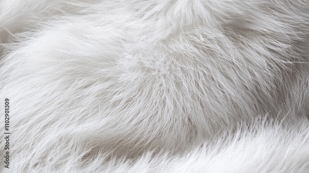 Close-Up of Arctic Fox Fur Close-Up of Arctic Fox Fur