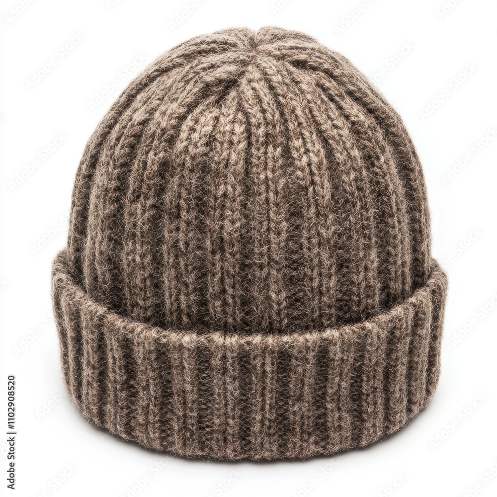 Fototapeta premium Wool cap isolated on white background