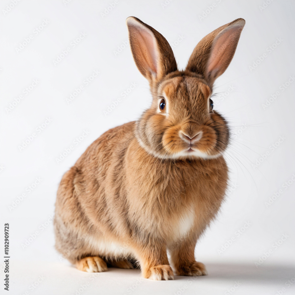 rabbit on a white background rabbit on a white background