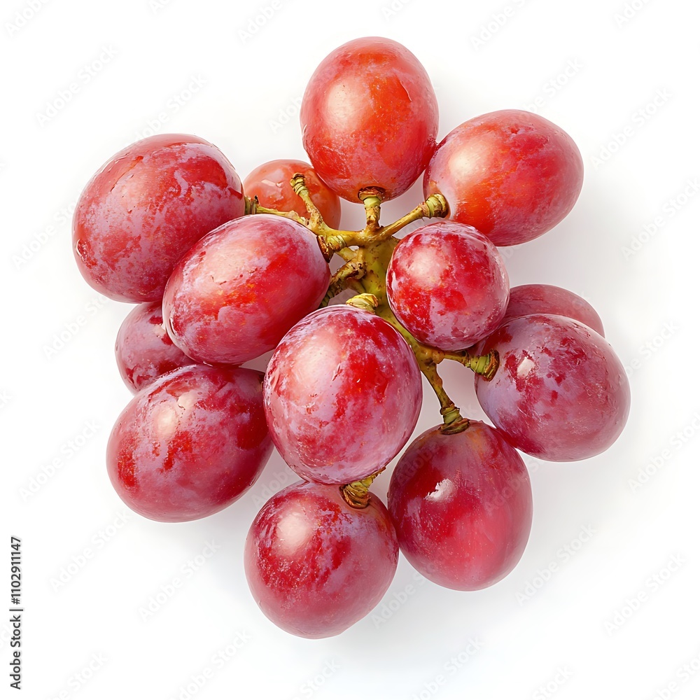 Grape isolated on a white background, close up Grape isolated on a white background, close up
