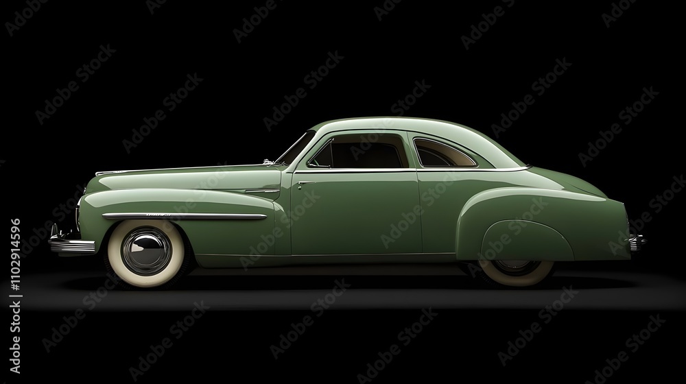 1948 Classic Pickup Truck with Streamlined Side Design 1948 Classic Pickup Truck with Streamlined Side Design