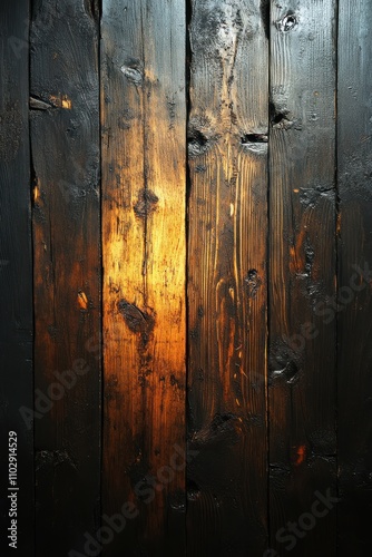 Wallpaper Mural Rustic Wooden Planks Background with Textured Surface Torontodigital.ca