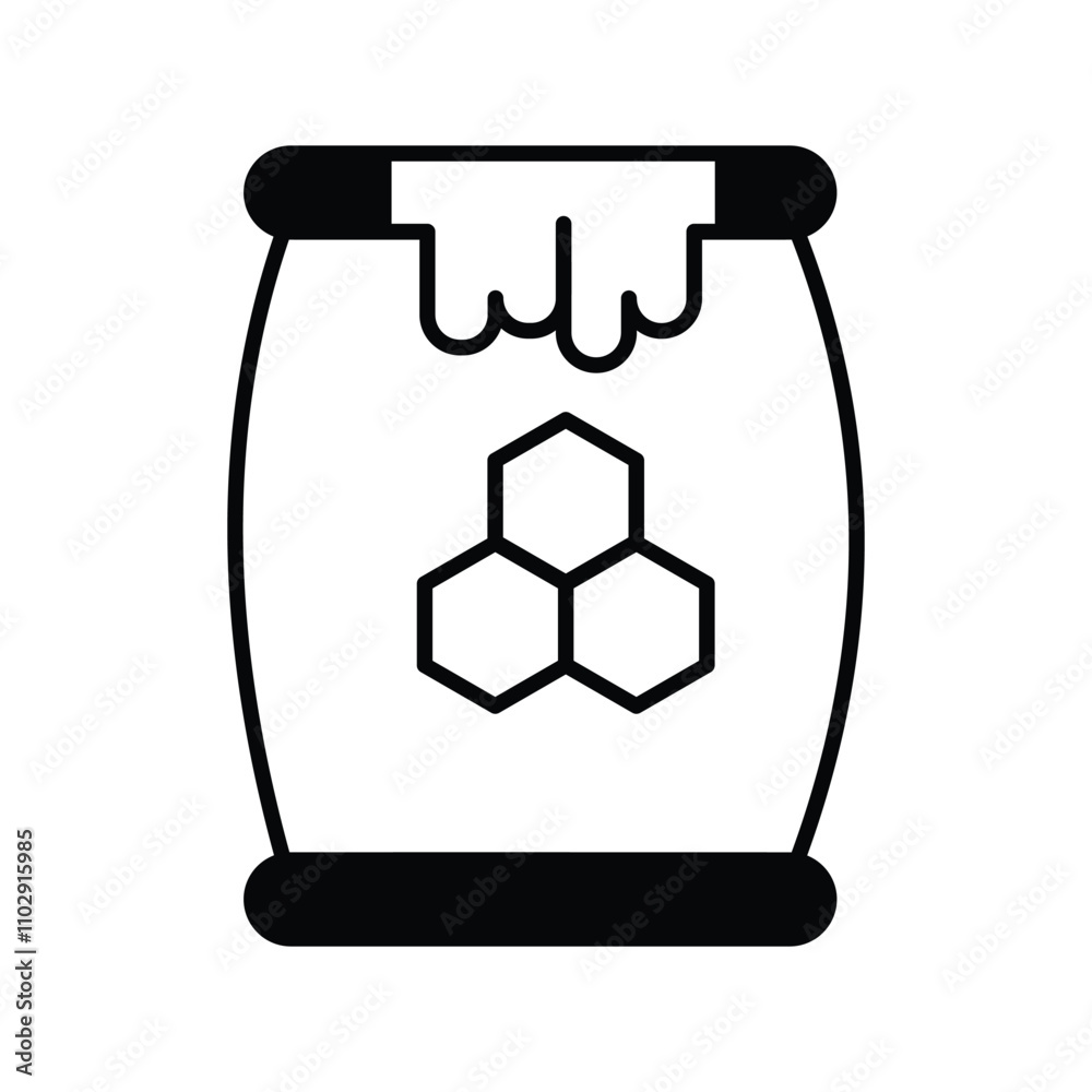 barrel glyph icon with white background vector stock illustration barrel glyph icon with white background vector stock illustration