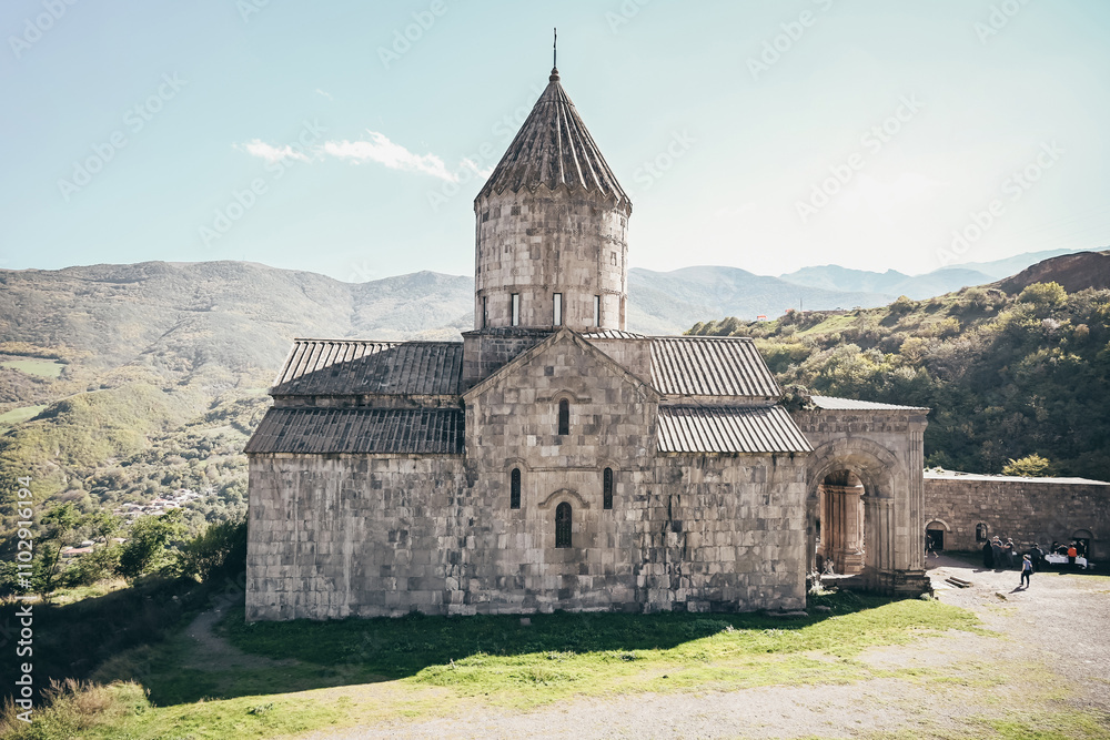 Tatev Monastery in Armenia, Caucasus. Historical Christian Monastery Tatev Monastery in Armenia, Caucasus. Historical Christian Monastery