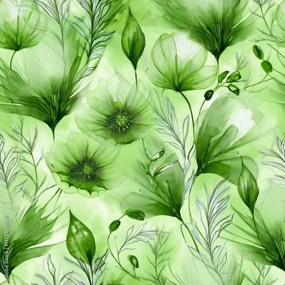 Fototapeta premium green leaves background