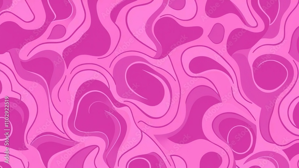 Whimsical geometric pattern with a mix of curved lines and sharp edges in various hues of pink and purple, swirling patterns, unique shapes Whimsical geometric pattern with a mix of curved lines and sharp edges in various hues of pink and purple, swirling patterns, unique shapes