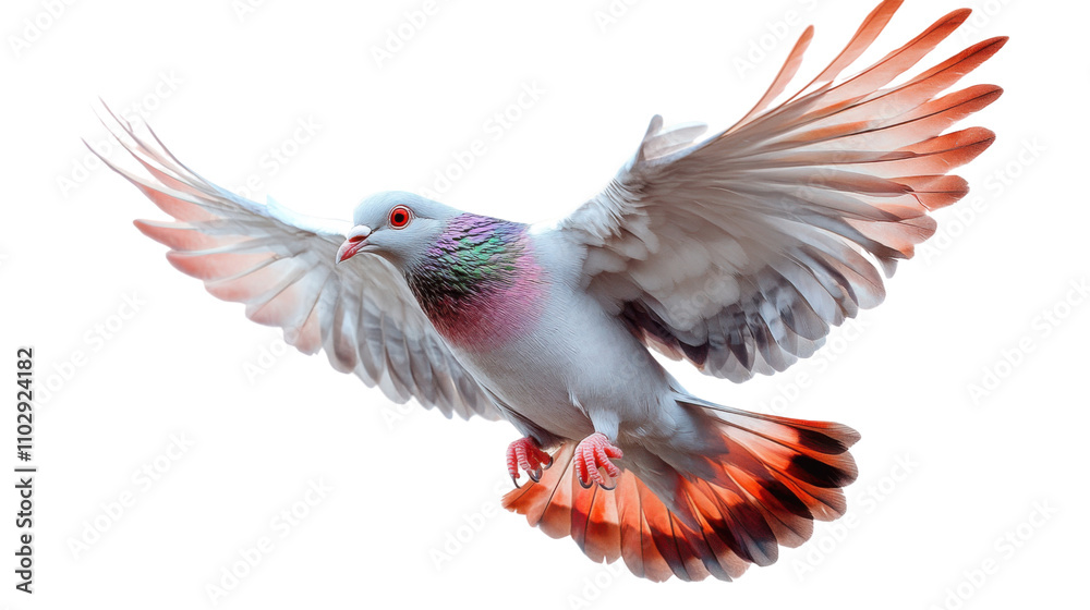 Pigeon isolated on white background Pigeon isolated on white background