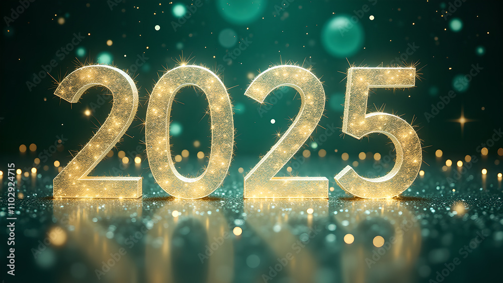2025 New Year Celebration. Concept of future, hope, and new beginnings. 2025 New Year Celebration. Concept of future, hope, and new beginnings.
