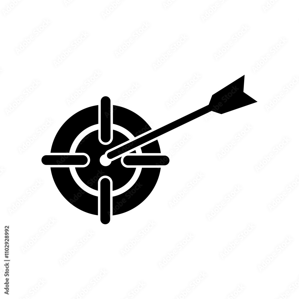 Target icon with arrow, Workshop web icons, training skills seminar icon vector workshop, growth up and success business icon Target icon with arrow, Workshop web icons, training skills seminar icon vector workshop, growth up and success business icon
