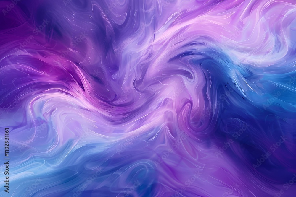 Vivid abstract background with swirling shades of purple and blue, blending seamlessly to create a dynamic and captivating visual effect Vivid abstract background with swirling shades of purple and blue, blending seamlessly to create a dynamic and captivating visual effect