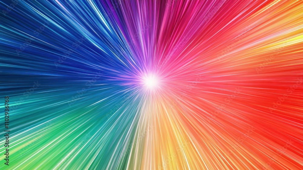 A vibrant explosion of colors radiating from a central point, creating a dynamic visual effect. A vibrant explosion of colors radiating from a central point, creating a dynamic visual effect.