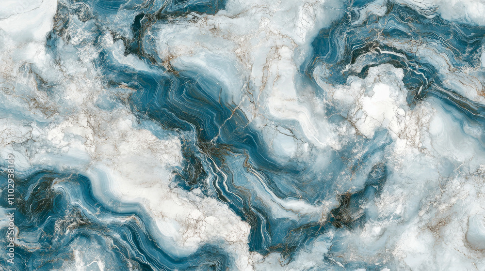 Marble texture for the design. Blue tones with gold lines. Marble texture for the design. Blue tones with gold lines.