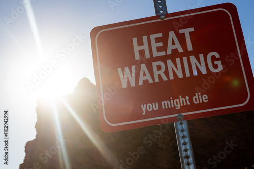 sign about heat