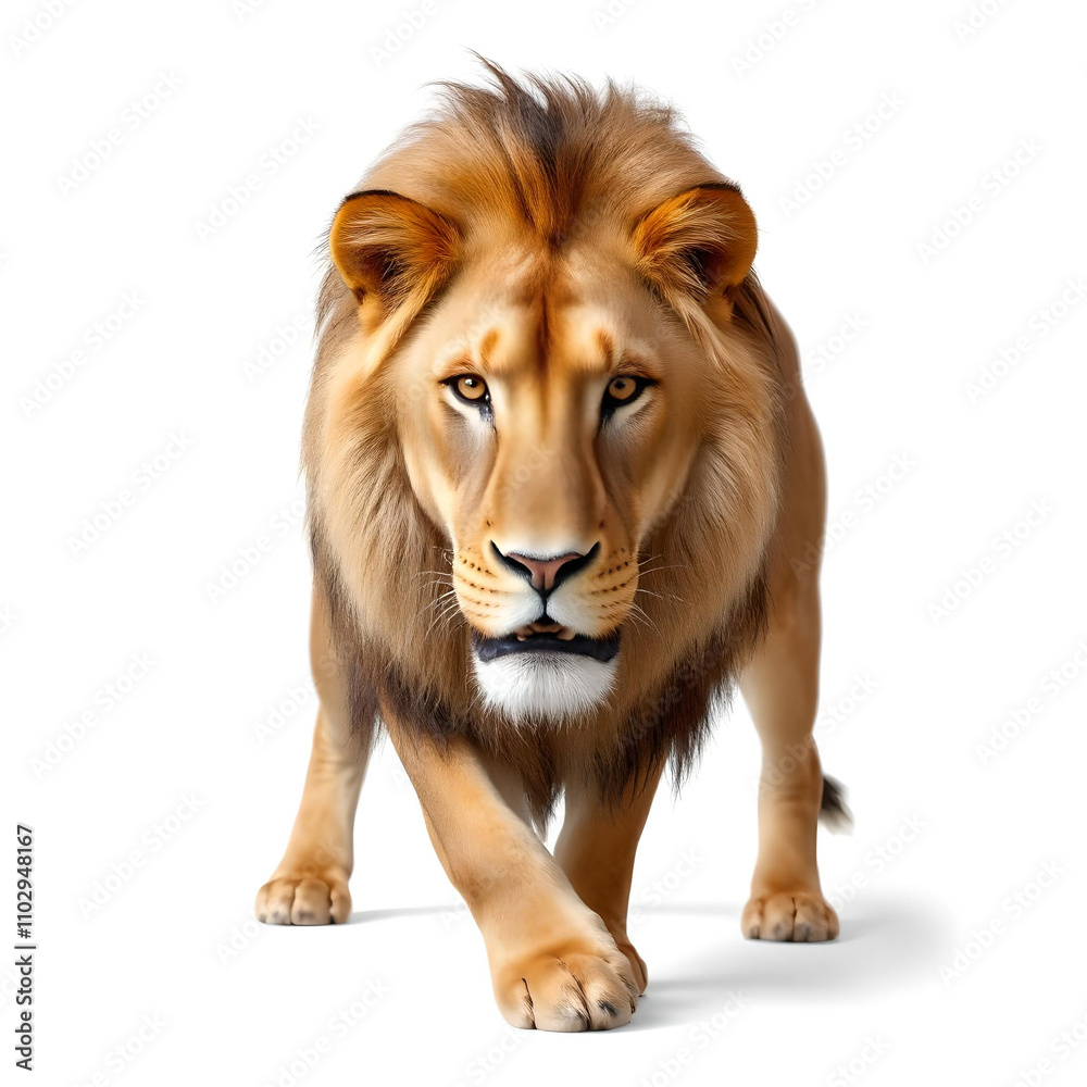 Obraz premium lion isolated on white