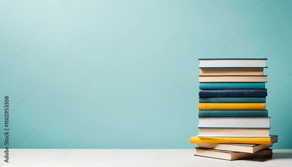stack of colorful books stack of colorful books