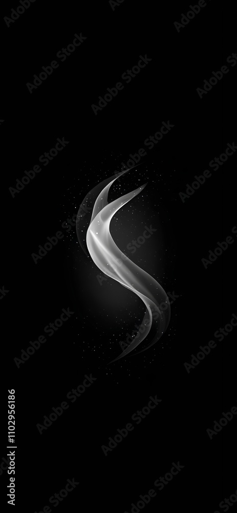 Obraz premium Black and White Abstract Art - A modern background pattern with an artistic touch.