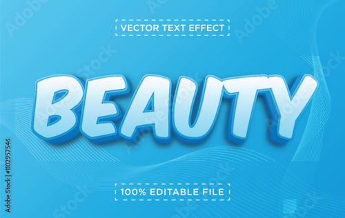 3D Vector Fully Editable Object Text Effect