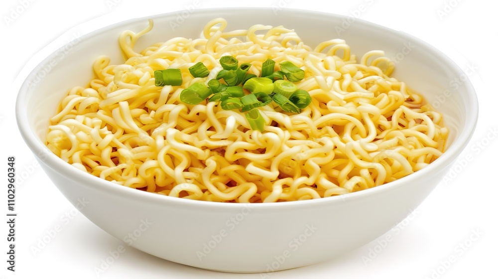 Instant Noodles on a White Background - A Tempting and Convenient Food Display. The Colorful and Enticing Instant Noodles on the Plain White Background, with Their Rich Flavors and Varied Textures Instant Noodles on a White Background - A Tempting and Convenient Food Display. The Colorful and Enticing Instant Noodles on the Plain White Background, with Their Rich Flavors and Varied Textures