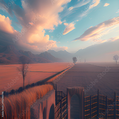 Serene Mountain Horizons
