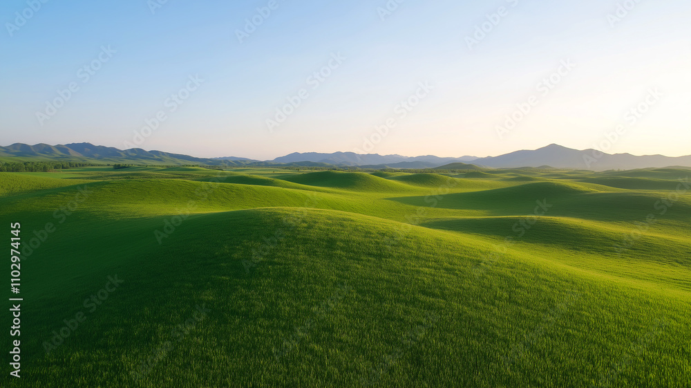 Landscape with grass and sky. Landscape with grass and sky.