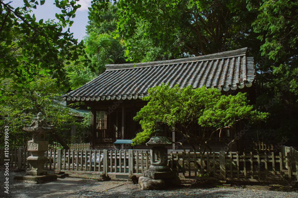 Fototapeta premium Temple in Yokohama