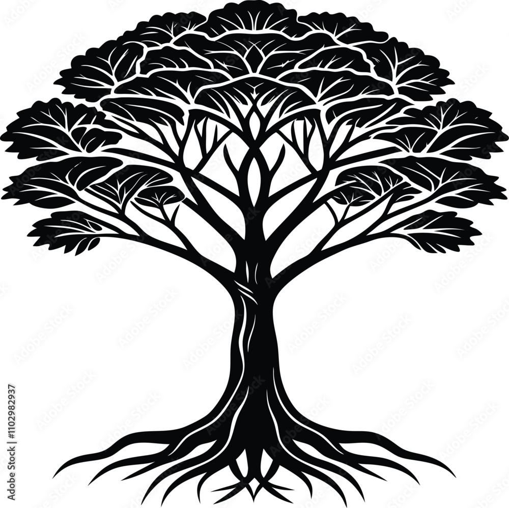 Obraz premium tree with roots
