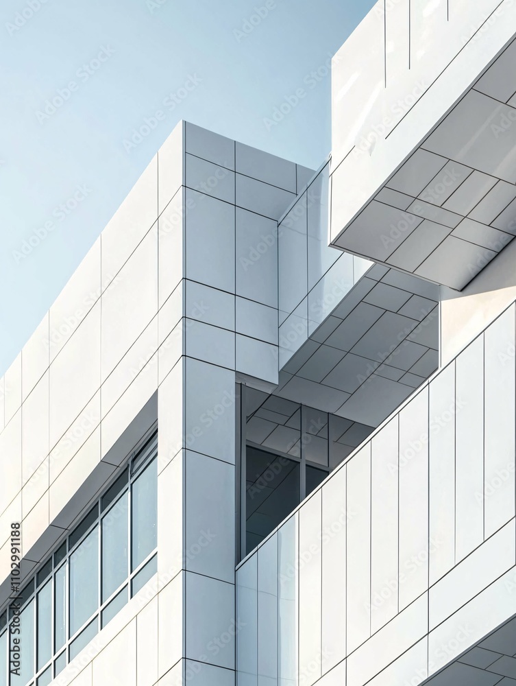 Close-up of a building's geometric patterns and lines illustrates modern architectural design and elegance, beautifully illuminated by natural light. Close-up of a building's geometric patterns and lines illustrates modern architectural design and elegance, beautifully illuminated by natural light.