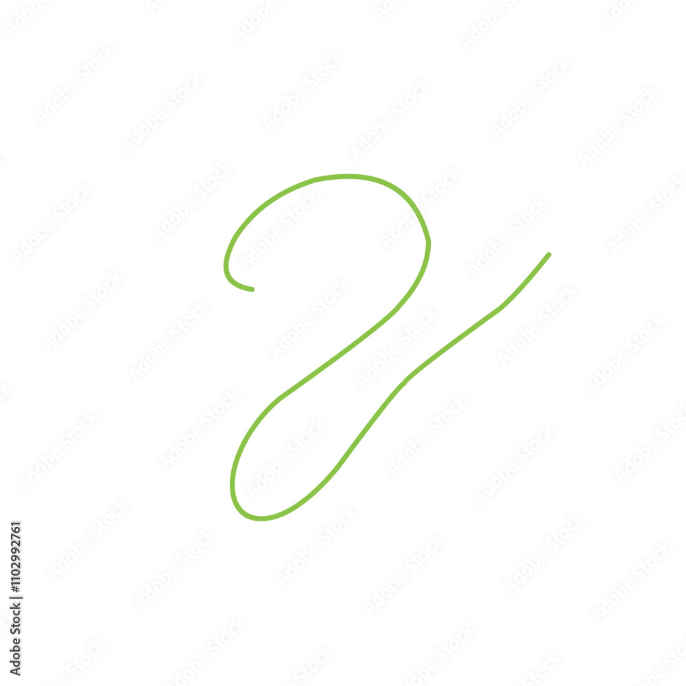 green thread line vector green thread line vector