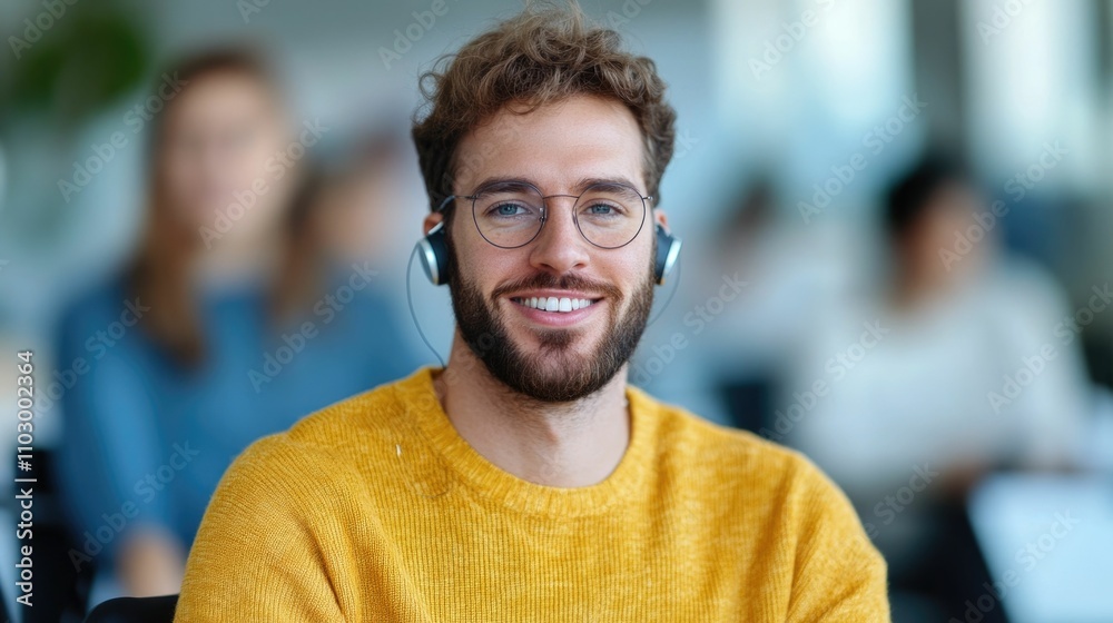 Confident and Empowered Hearing Aid User Engaging Actively in Social Gathering Showcasing Disability Inclusion and Awareness Confident and Empowered Hearing Aid User Engaging Actively in Social Gathering Showcasing Disability Inclusion and Awareness