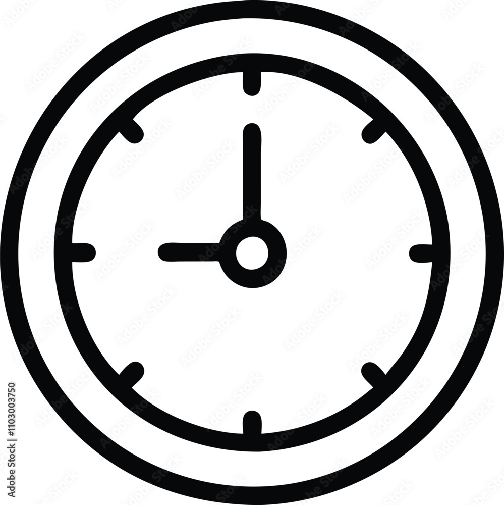 clock icon illustration