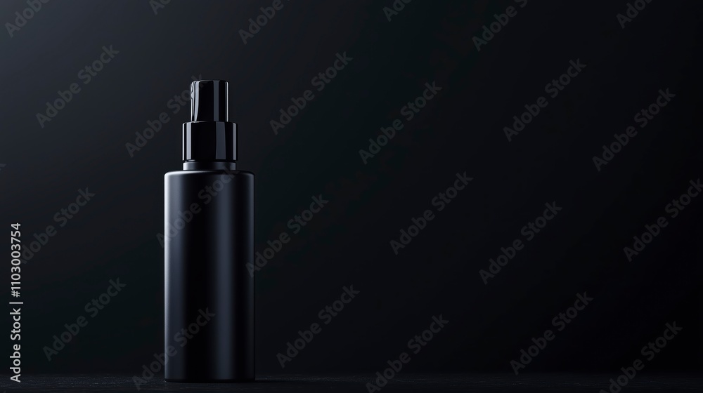 Stylish Black Spray Bottle for Skincare and Haircare Products Stylish Black Spray Bottle for Skincare and Haircare Products