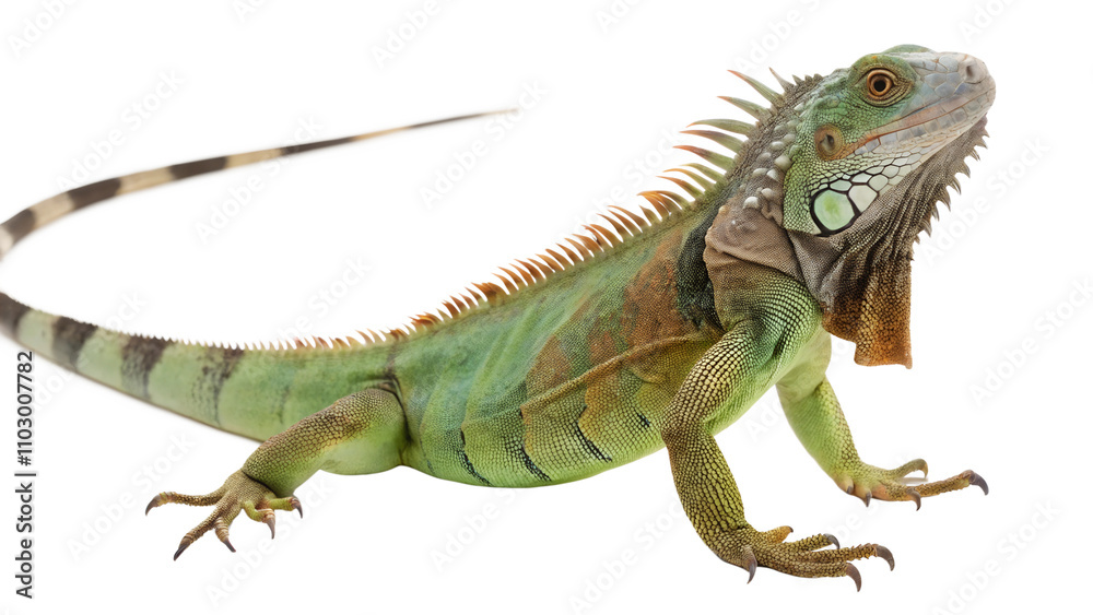 Obraz premium Iguana. PNG.