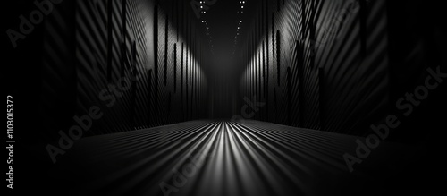 Acoustic chamber with sound-absorbing materials showcasing soundproofing design and preventing sound reflection in a controlled environment